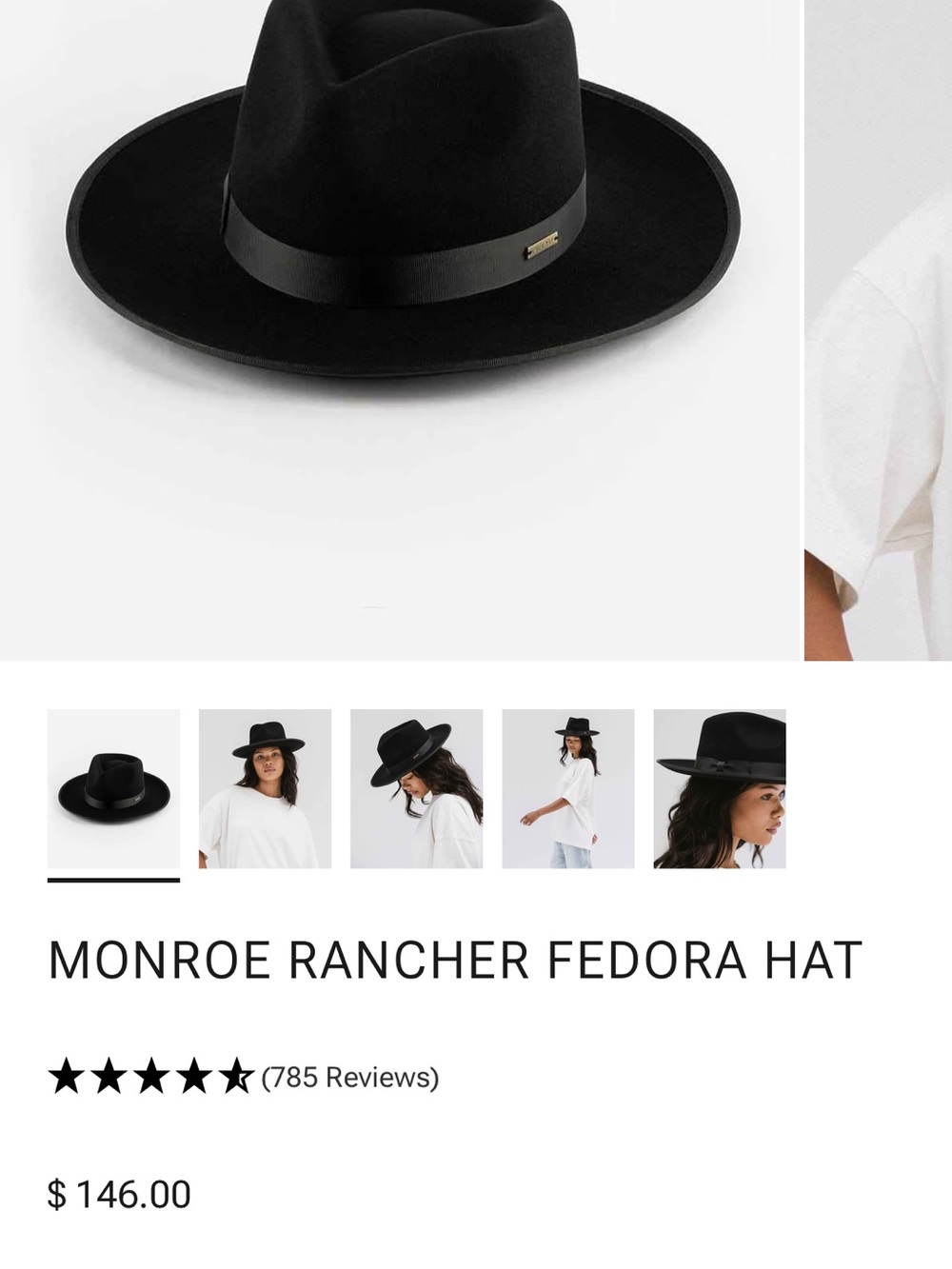 GIGI PIP Black Wool Hat - 100% Australian Wool